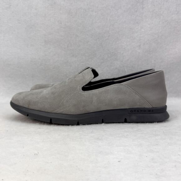 EUC Cole Haan Grand Horizon Women’s Slip-on Loafer Ironstone Suede Grey size 8.5 - Picture 4 of 9